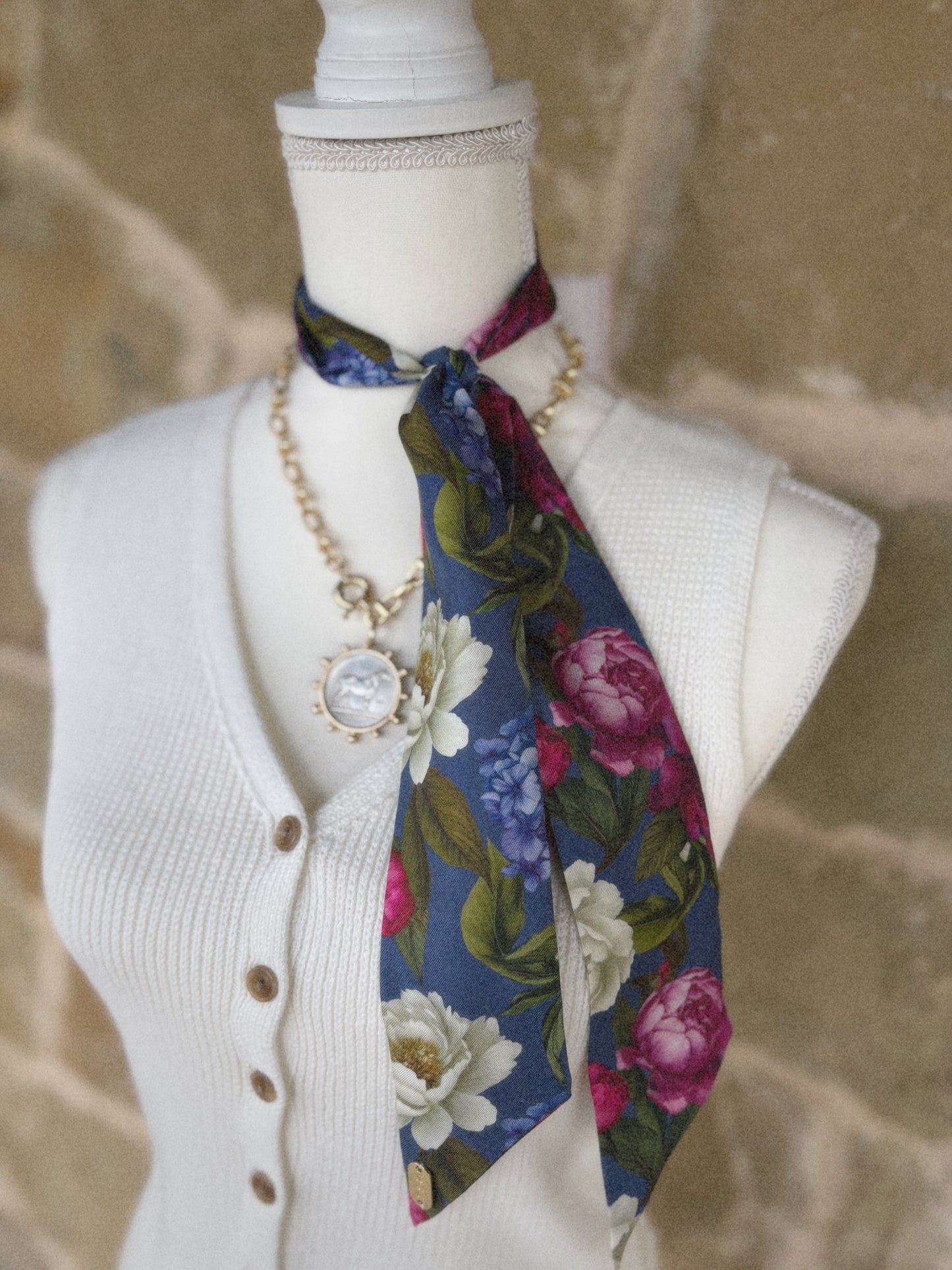 Blue Floral Twilly