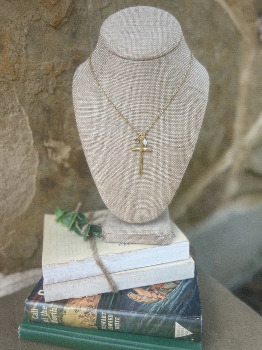 Gold Cross Necklace